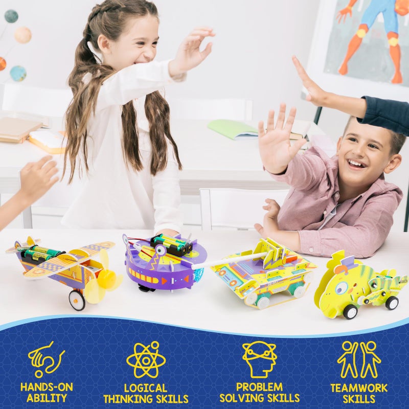 Kasfalci STEM Kits for Kids Age 8-10, STEM Toys for Boys Age 8-12, Science Experiments Robotics Engineering Projects Crafts Robot Building Activities for 6 7 8 9 10 11 12 13 14 Year Old Boys - Image 5